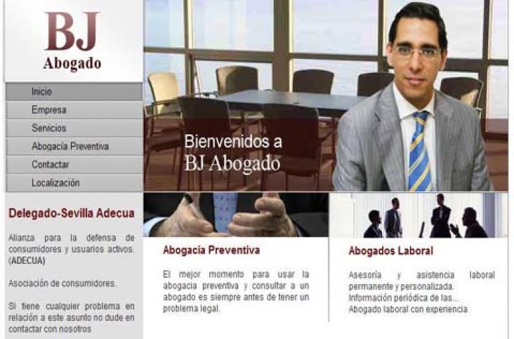 BJ Abogado Abre Con éxito Su Camino En Internet | +COMUNICAWEB